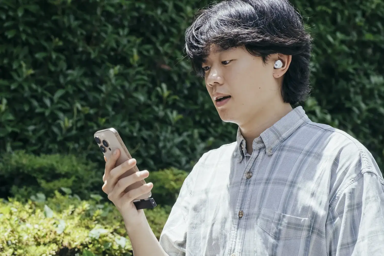 HiDock P1 mini capturing a phone call on the go